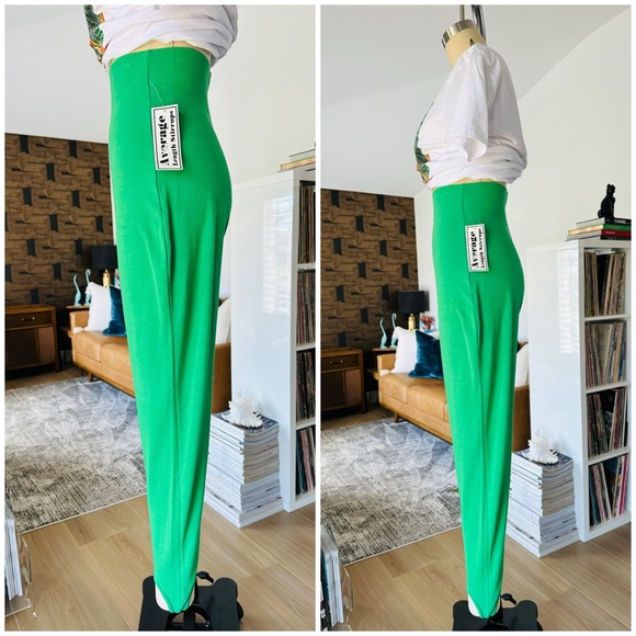 NWT’s Vintage 80’s High Waist Stirrup Leggings - Picture 4 of 13